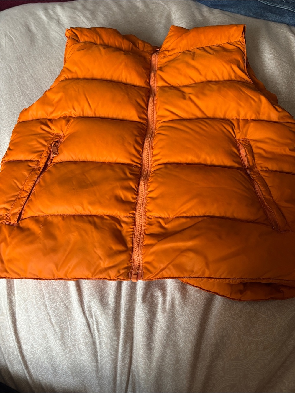 MEC Orange Puffer Vest - please read